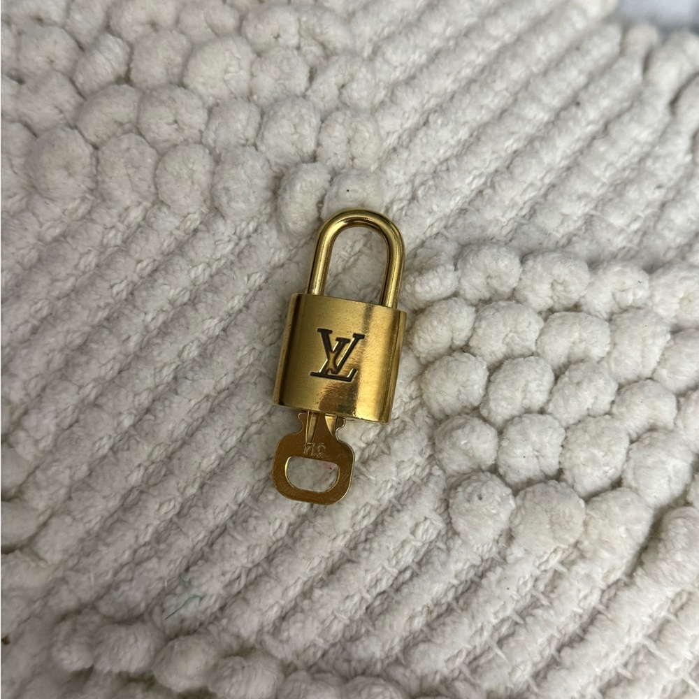 Louis Vuitton Gold Lock Charm